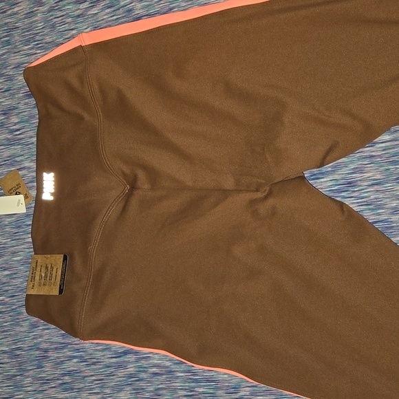 PINK Women's High-Waist Full Length Legging Brown and Pink Size M NWT - Picture 2 of 6